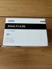 Obiektyw Sigma Pentax K 35mm F1.4 DG HSM Art
