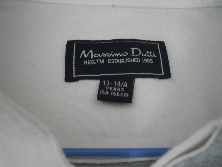 3 polos 13/14 anos, algodão, (2Máximo Dutti + 1Berg) sem uso