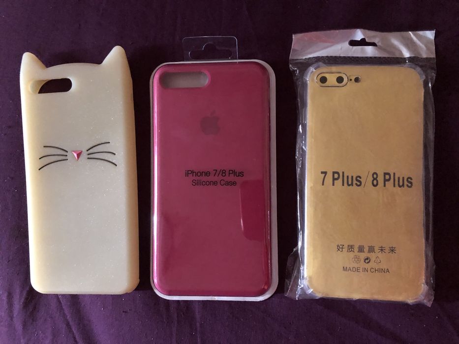 Чехлы новые, для   IPhone 8 Plus/7 Plus, 3 шт.