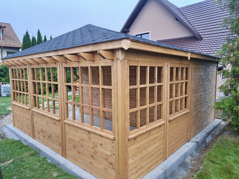 Altana z Wiatą Garażową 6x6 Garaż Wiata Altana