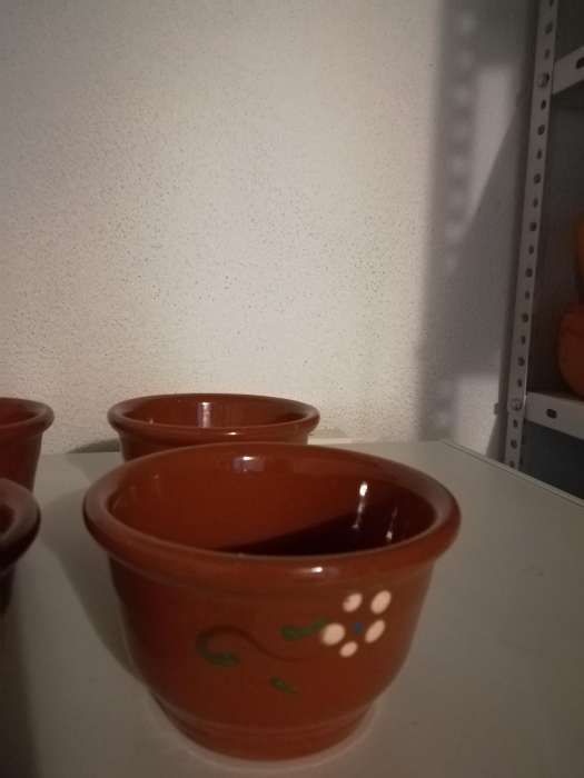 Taças de barro