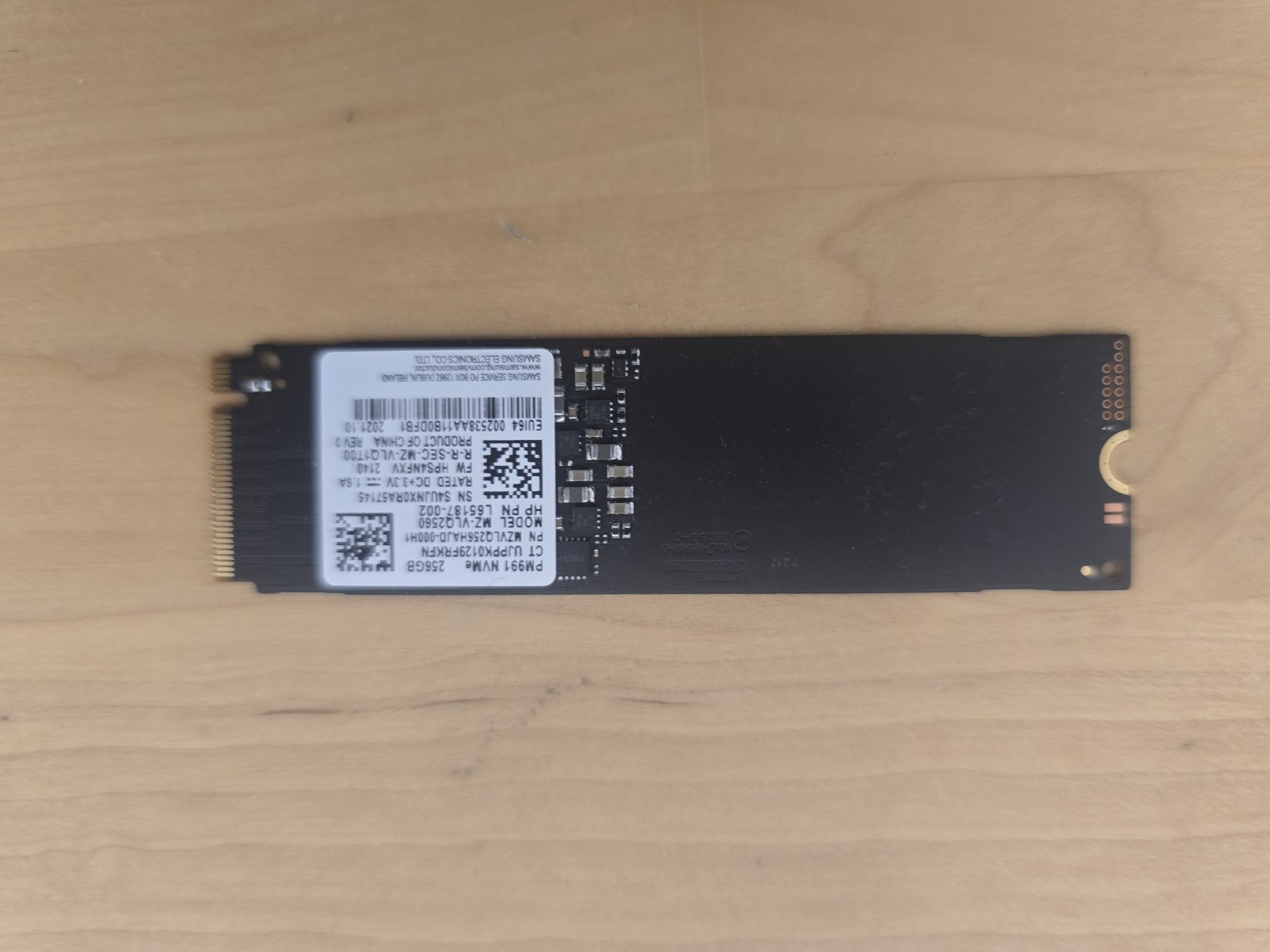 Disco de armazenamento SSD NVMe 256 GB