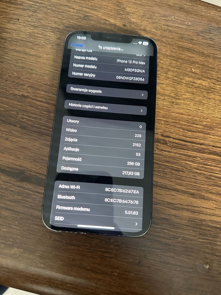 iPhone 12 Pro Max 256gb Pacific Blue