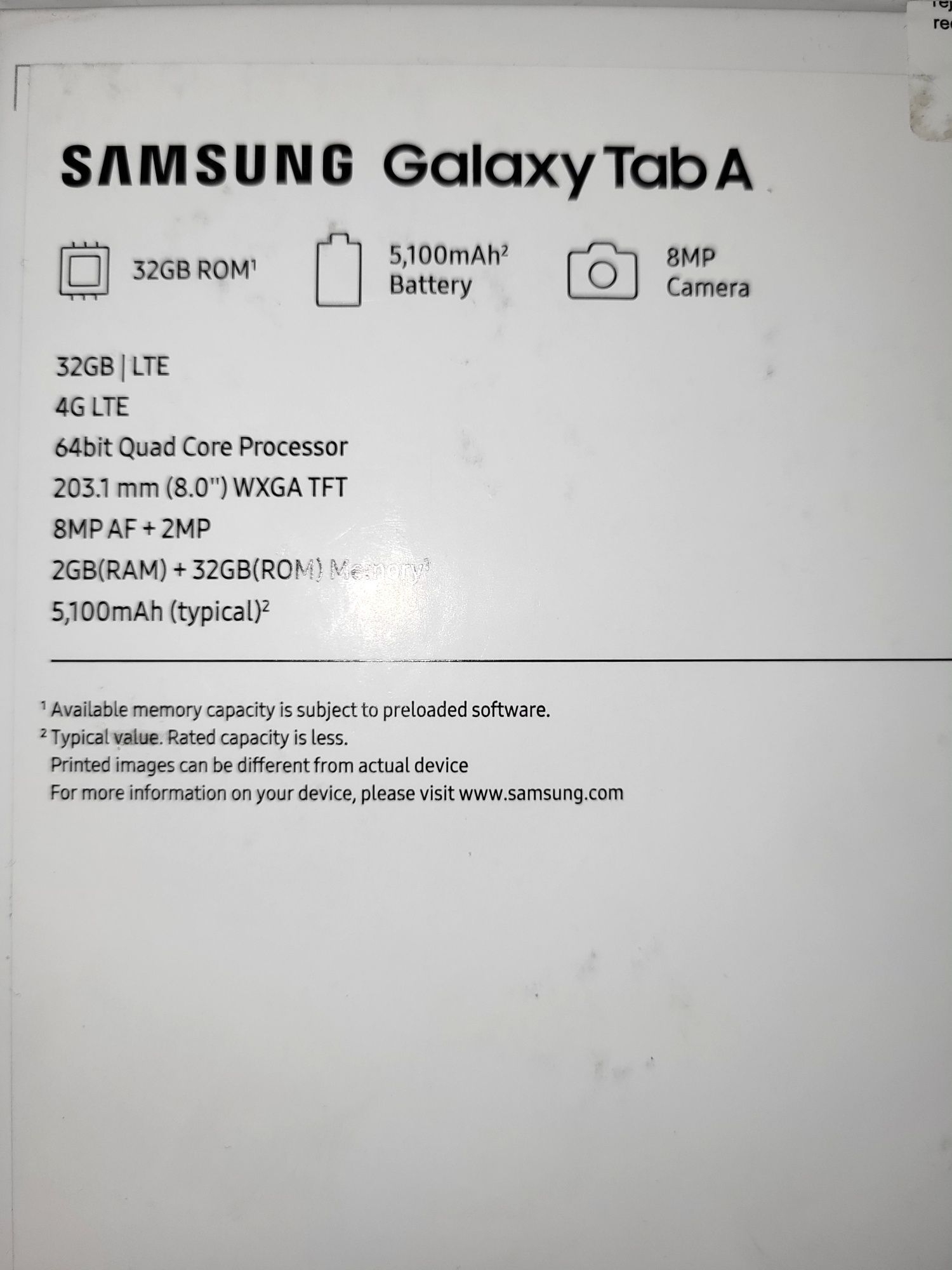 Планшет Samsung Galaxy Tab A