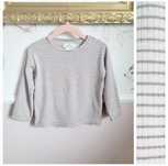 Bluzka 80-86 longsleeve na długi rękaw w prążek w paski basic scandi