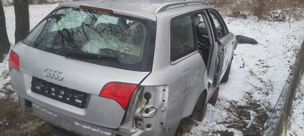 Audi A4 B7 na części, klapa, drzwi, fotele, zawieszenie przód, wnętrze