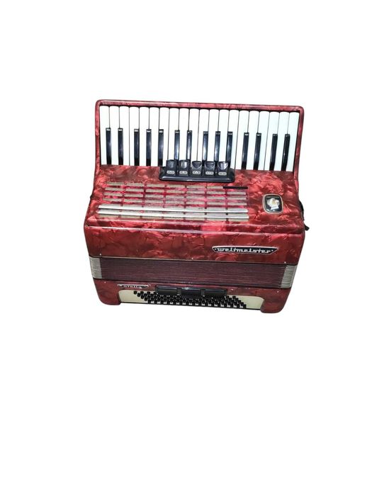 Akordeon WELTMEISTER Stella 80 BASÓW czerwony - odbiór osobisty