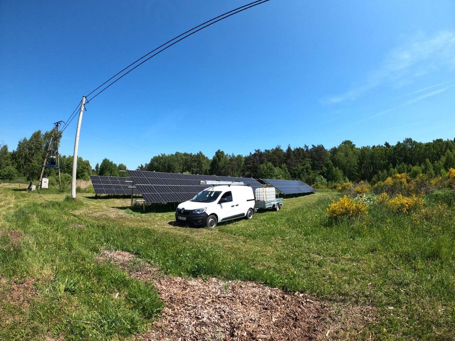 Mycie paneli fotowoltaicznych / Zabezpieczanie paneli przed ptakami