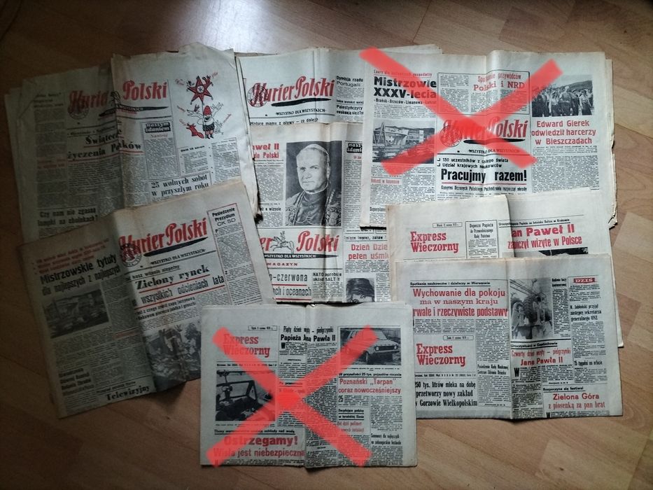 Stare gazety z PRL