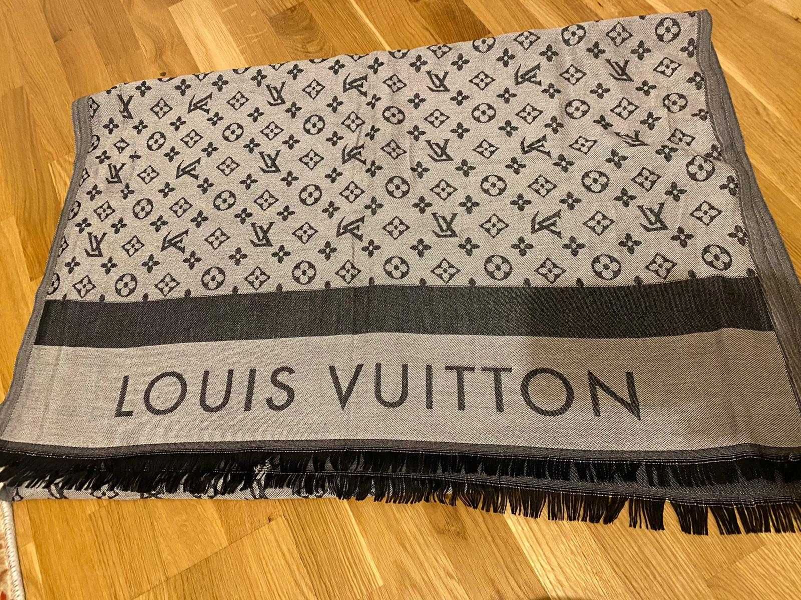 Szalik dwustronny Louis Vuitton Szal Gucci Burberry Chusta