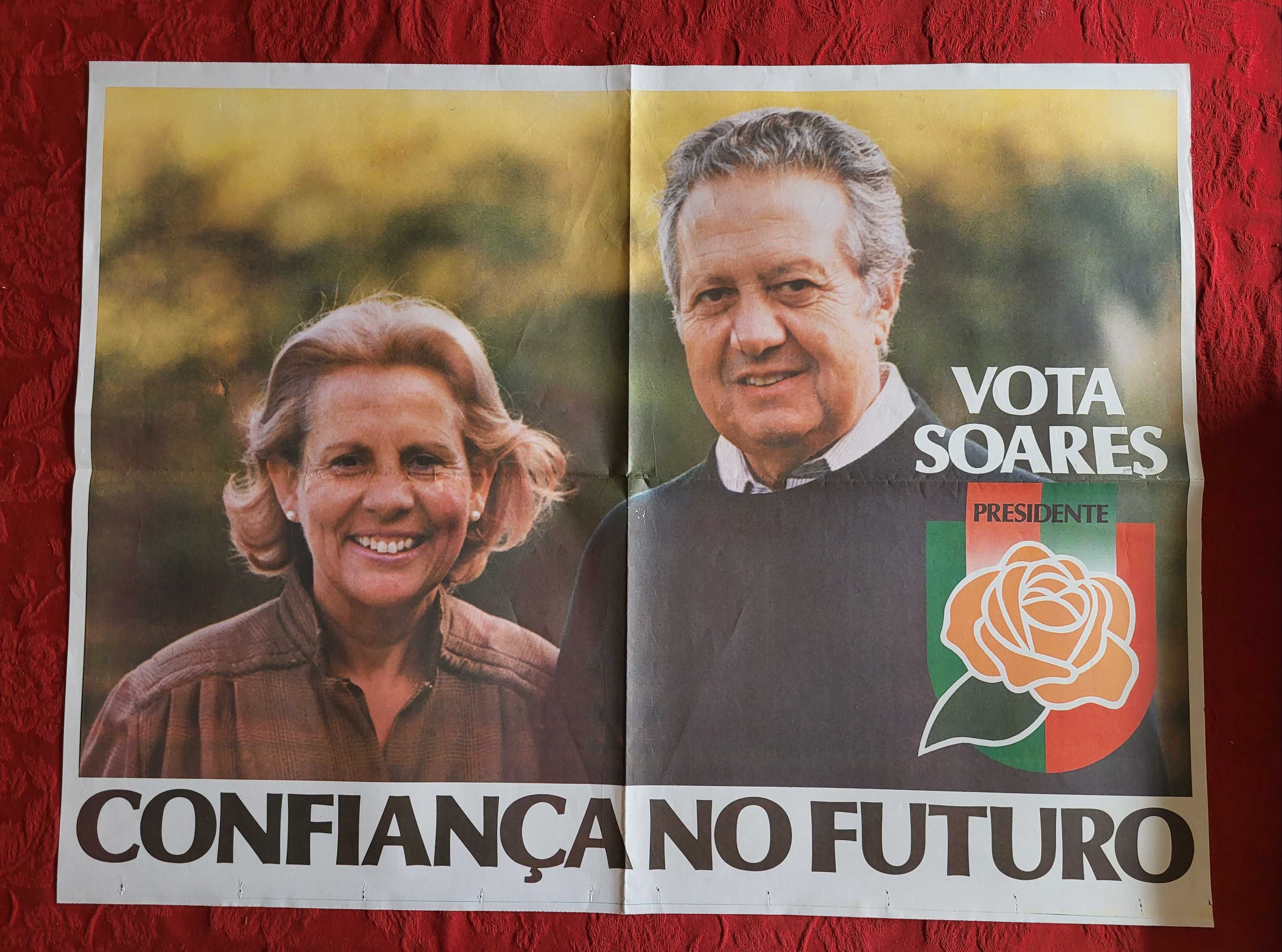 Cartaz Eleições Presidenciais Mário Soares (1986)