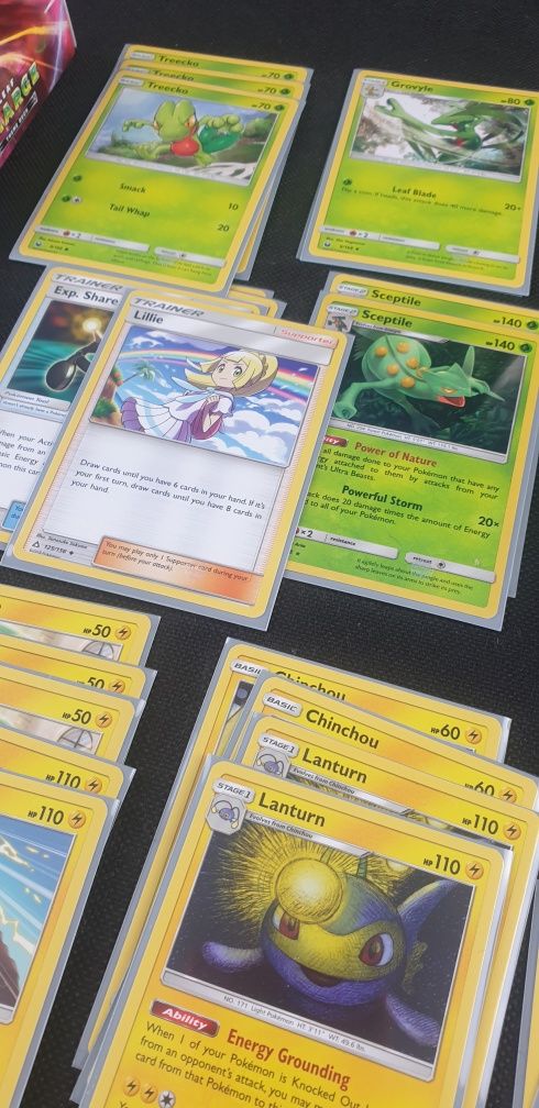 Deck Celestial Storm Leaf Charge Pokémon karty