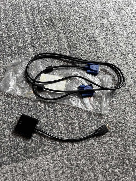 Przejściówka z HDMI na VGA + Kabel VGA 1m