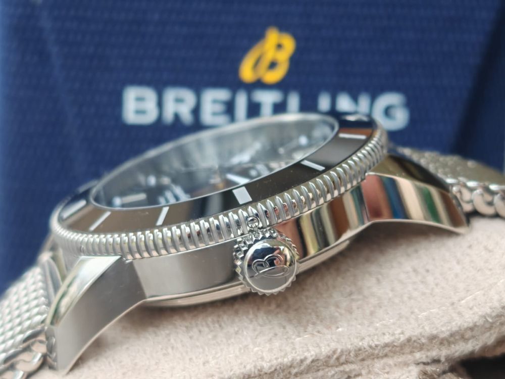 Breitling SuperOcean Heritage B20 44mm mesh gwarancja