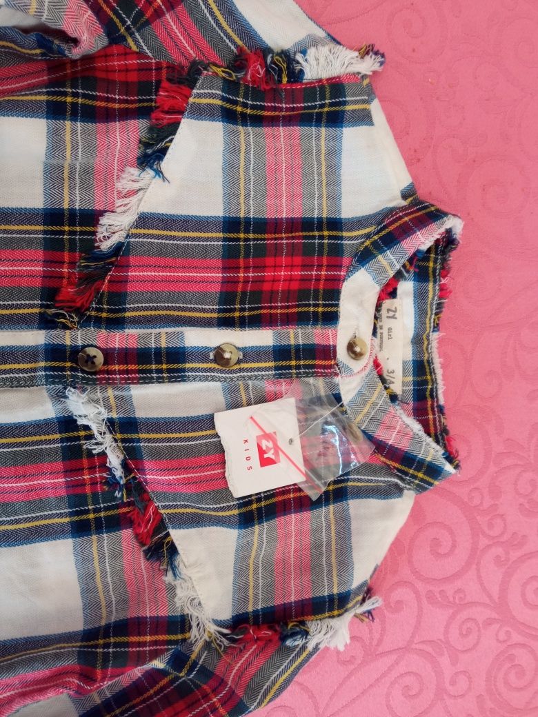 Camisa para menina de 3anos