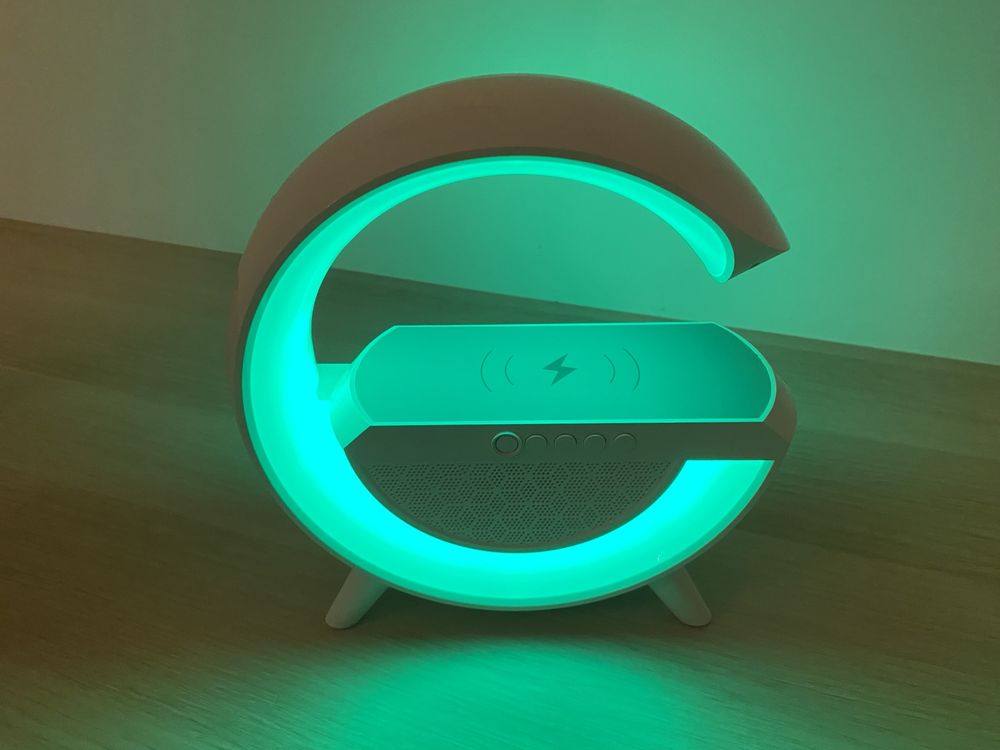 G-lamp głośnik Bluetooth, SMART 5W1 LED RGB (biała)