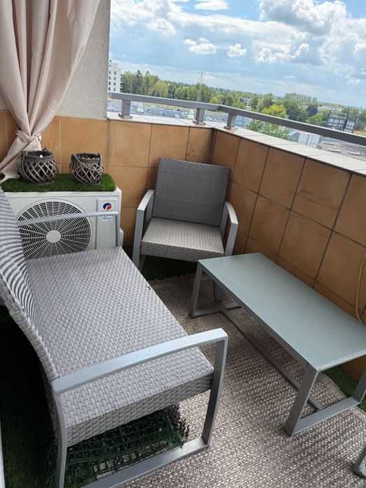 Zestaw mebli balkonowych