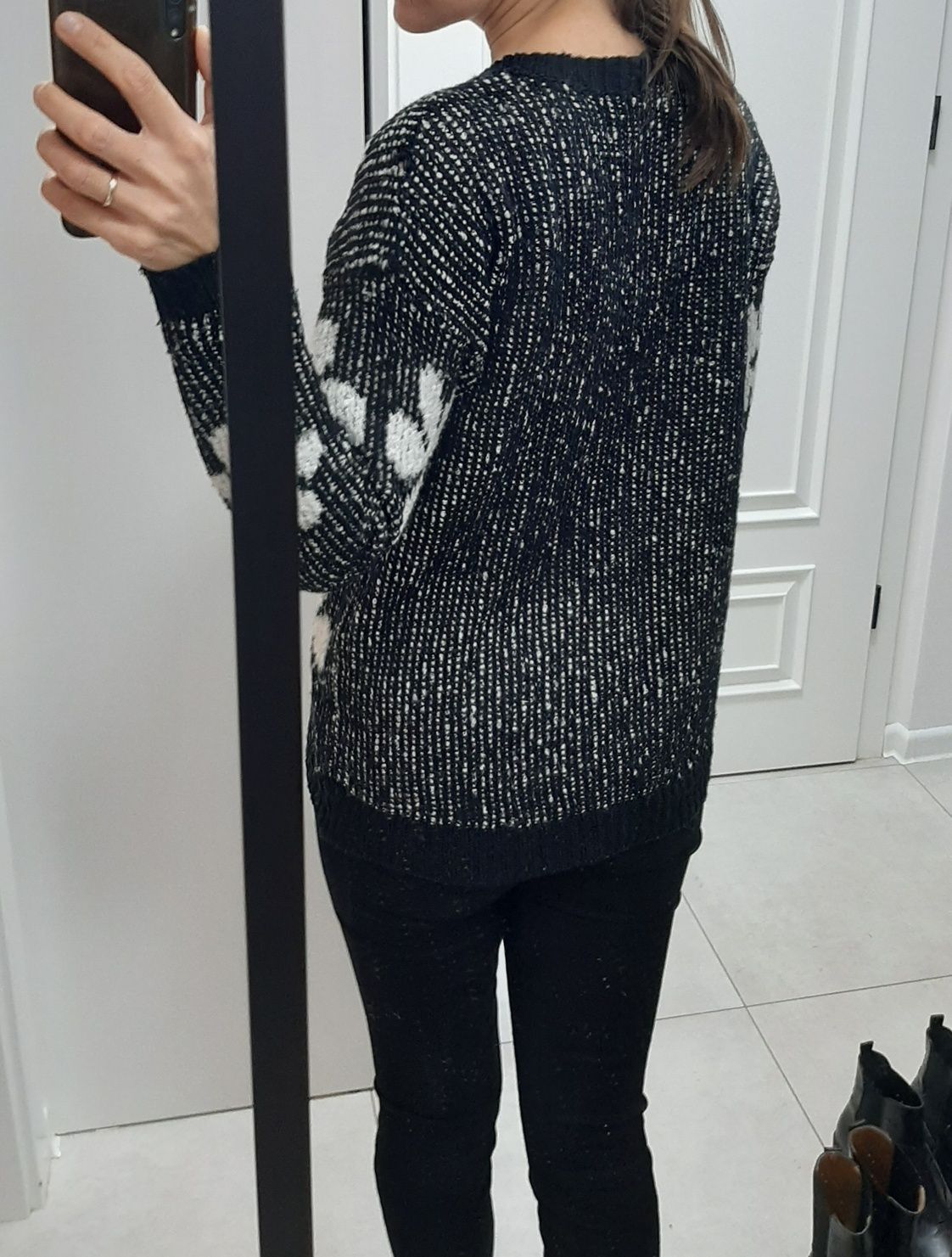 Sweter kwiaty new look 40