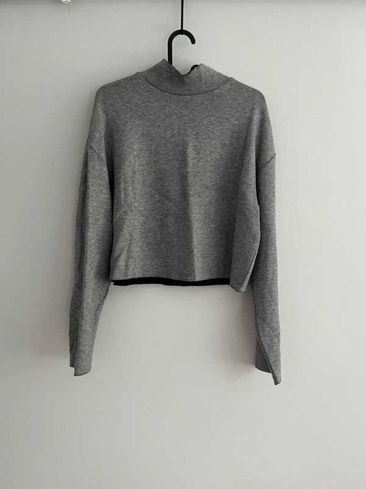 Szary golf, sweter / S / zara