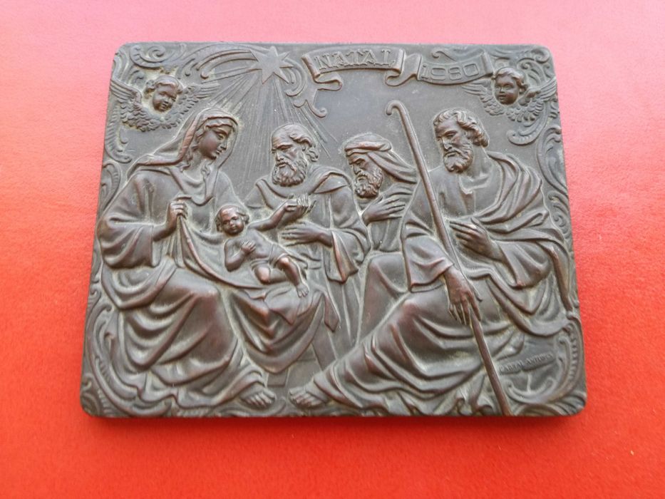 Lote de Medalhas - Placas de Natal (Bronze).