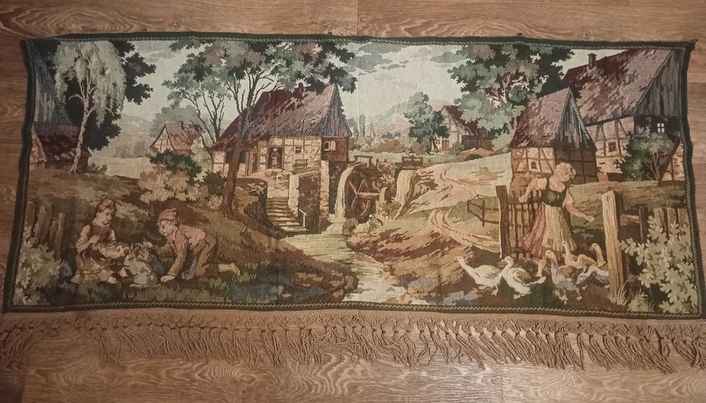 Винтажный ковер гобелен Германия