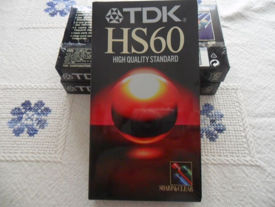 Cassetes VHS TDK