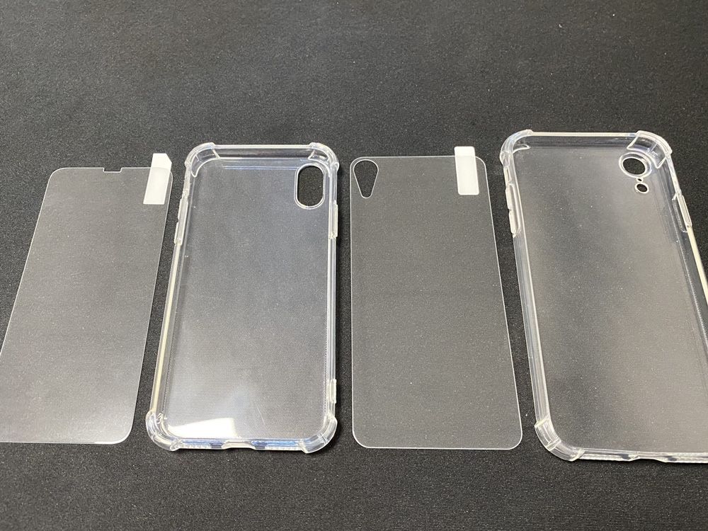 Capa silicone + películas iPhone X e XS NOVAS