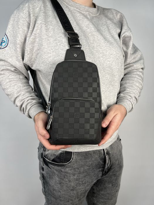 Чоловіча сумка через плече/Мужская сумка луи витон