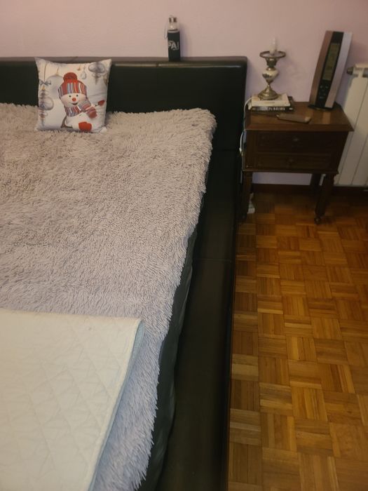 Cama casal 160×200 Preta