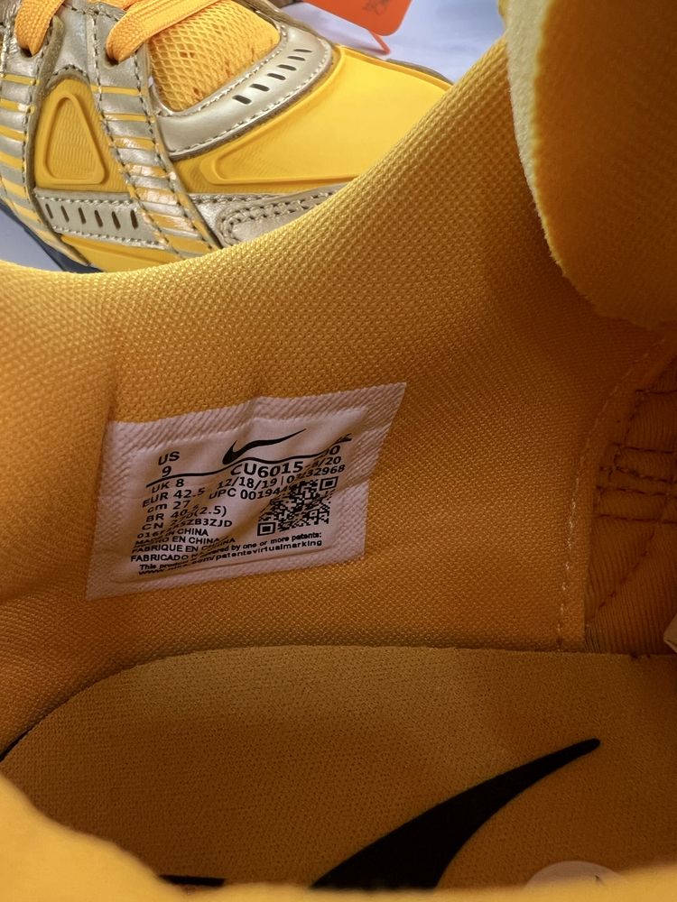 Кросівки Nike Dunk Low Rubber x Off-White Yellow