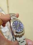 Relógio Datejust azul automático novo