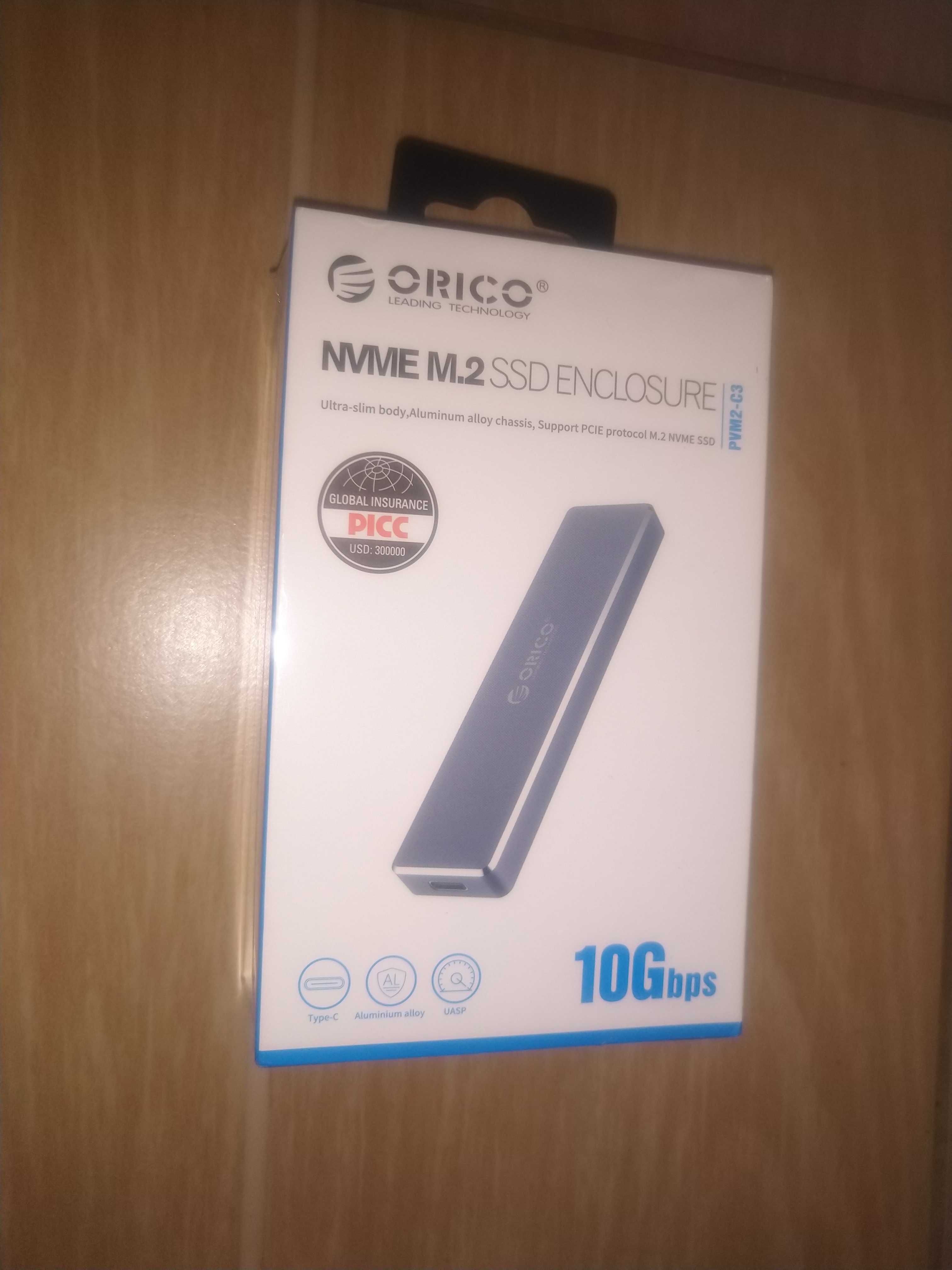 Внешний карман Orico PVM2-C3 для M.2 SSD NVMe