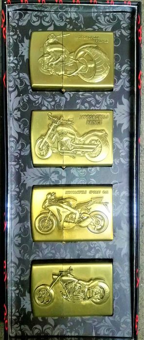 Caixa 4x isqueiros gasolina Bohai Motas