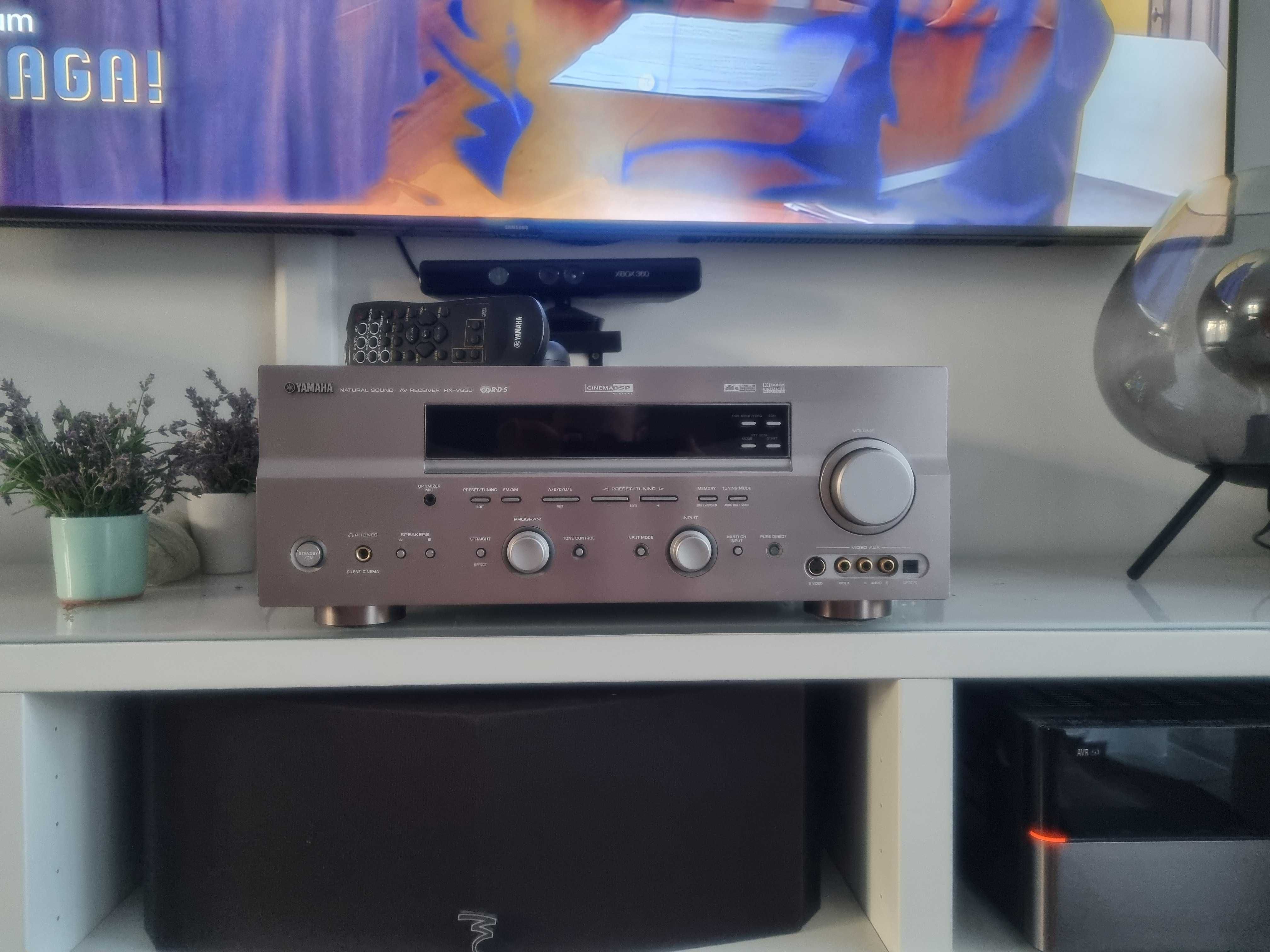 OKAZJA Wzmacniacz amplituner kino domowe stereo Yamaha rx v650 mocny