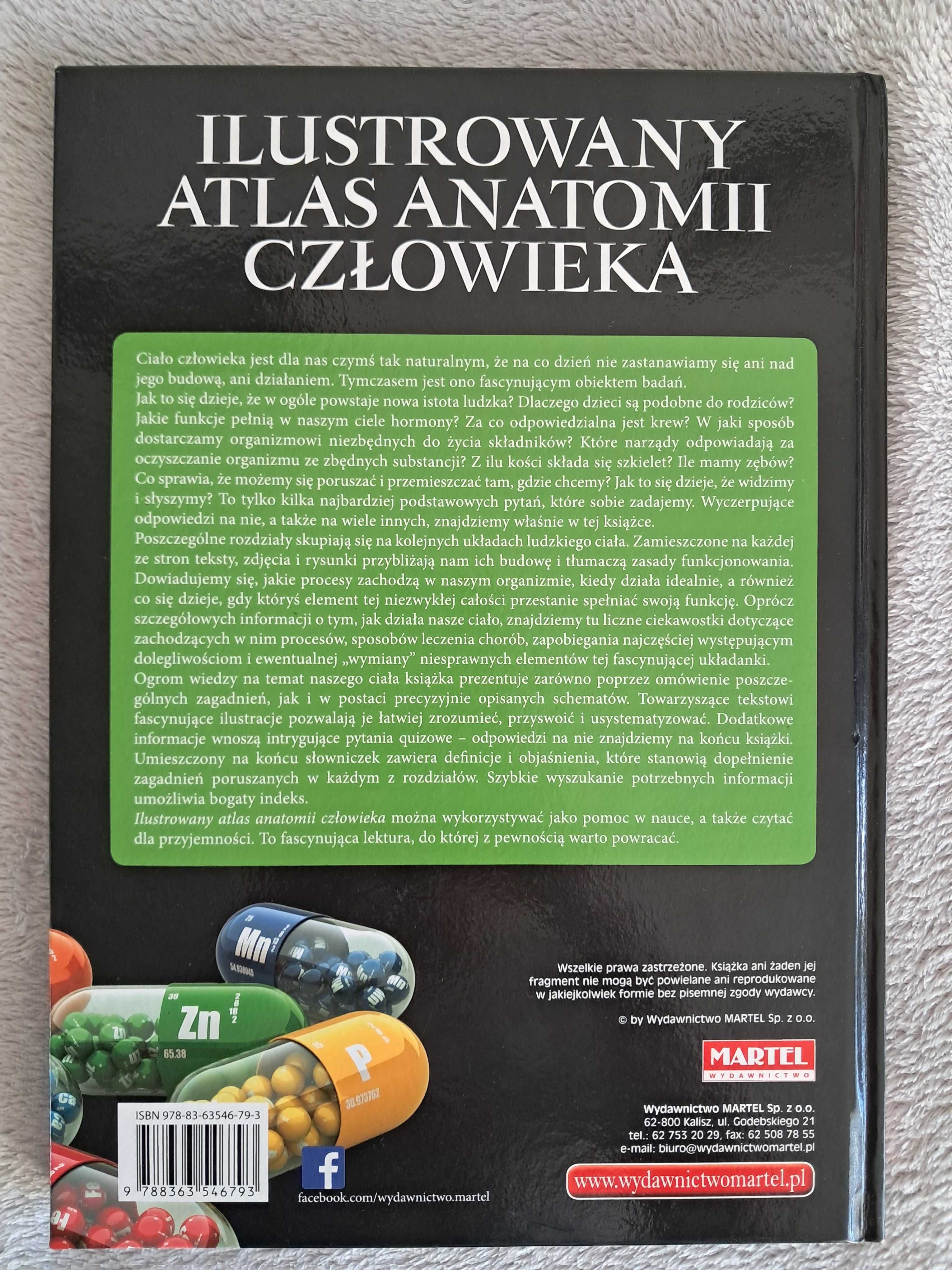 Ilustrowany atlas anatomii człowieka MARTEL