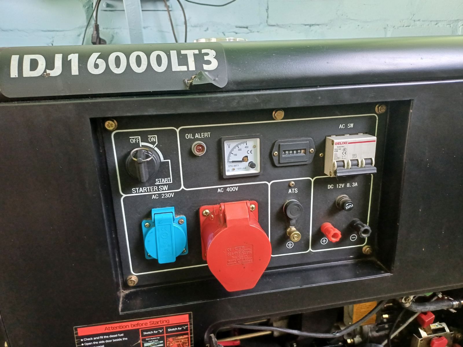 Дизельний генератор IDEA IDJ16000LT3