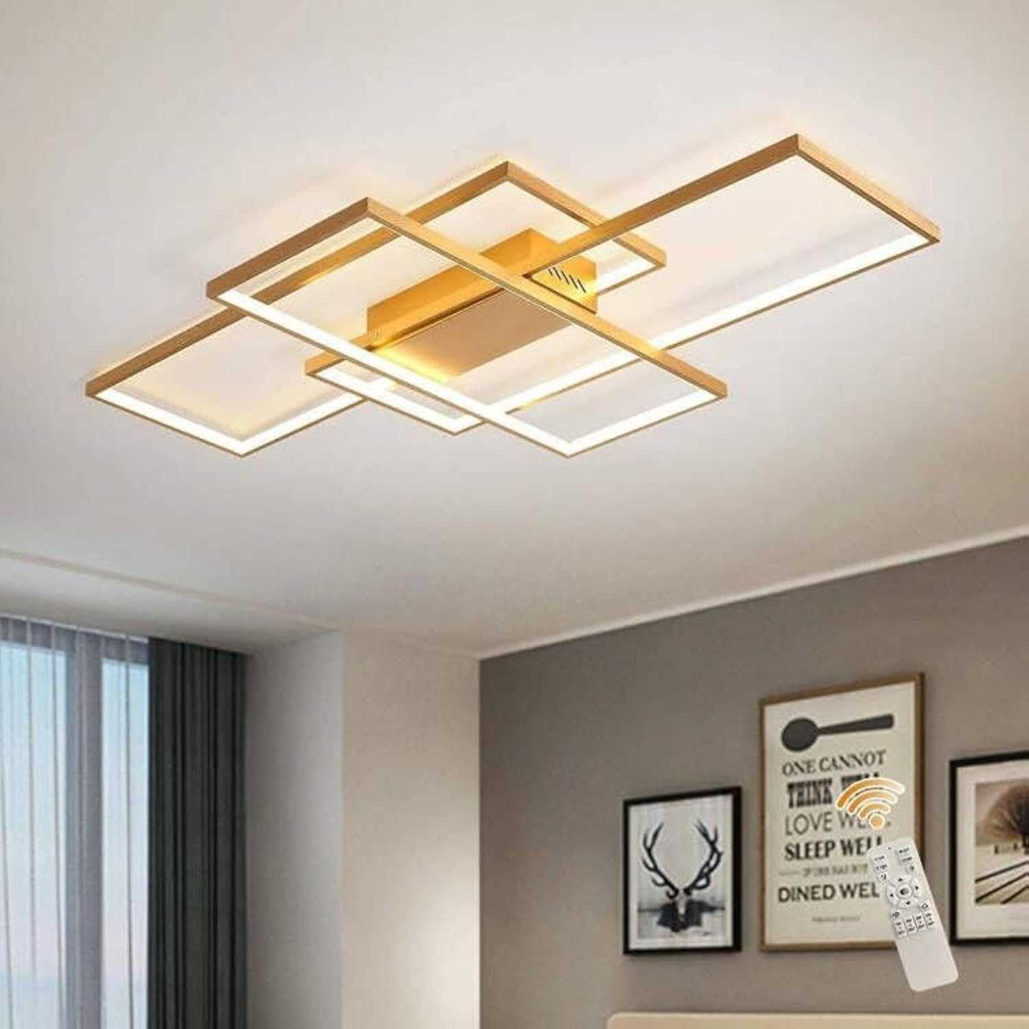 JIINOO Ściemniana lampa sufitowa 50W