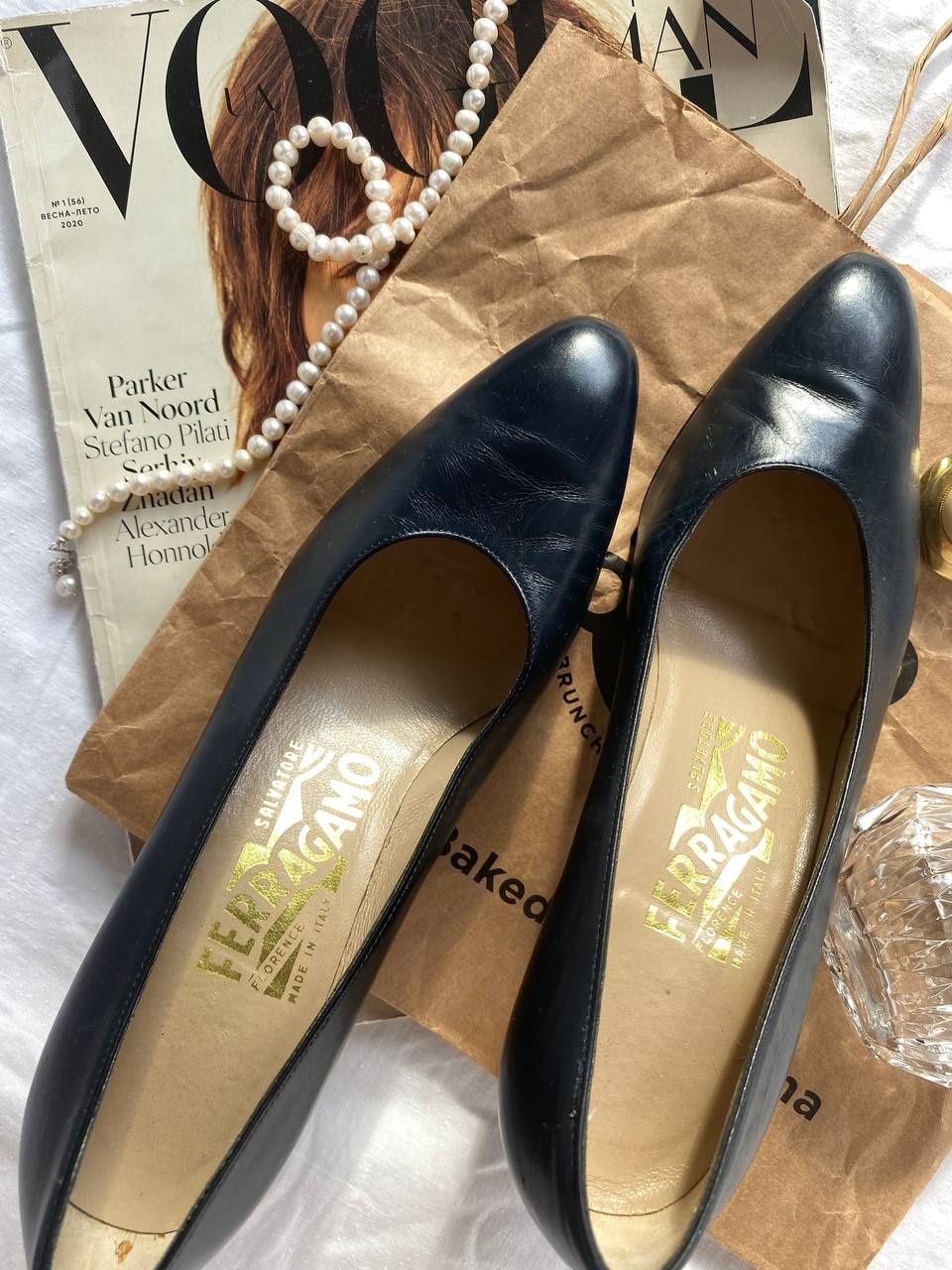 Salvatore Ferragamo made in Italy Florence люксові туфлі човники ОБМІН