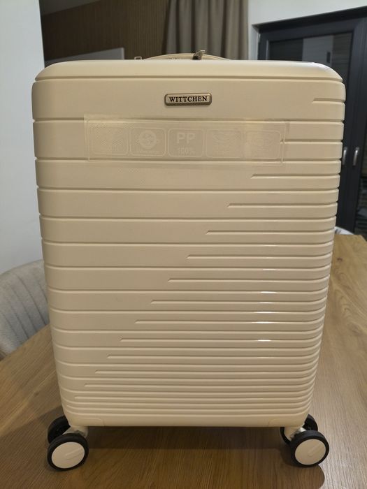 Walizka kabinowa WITTCHEN – nowa, kremowa (model 56-3T-161-89)