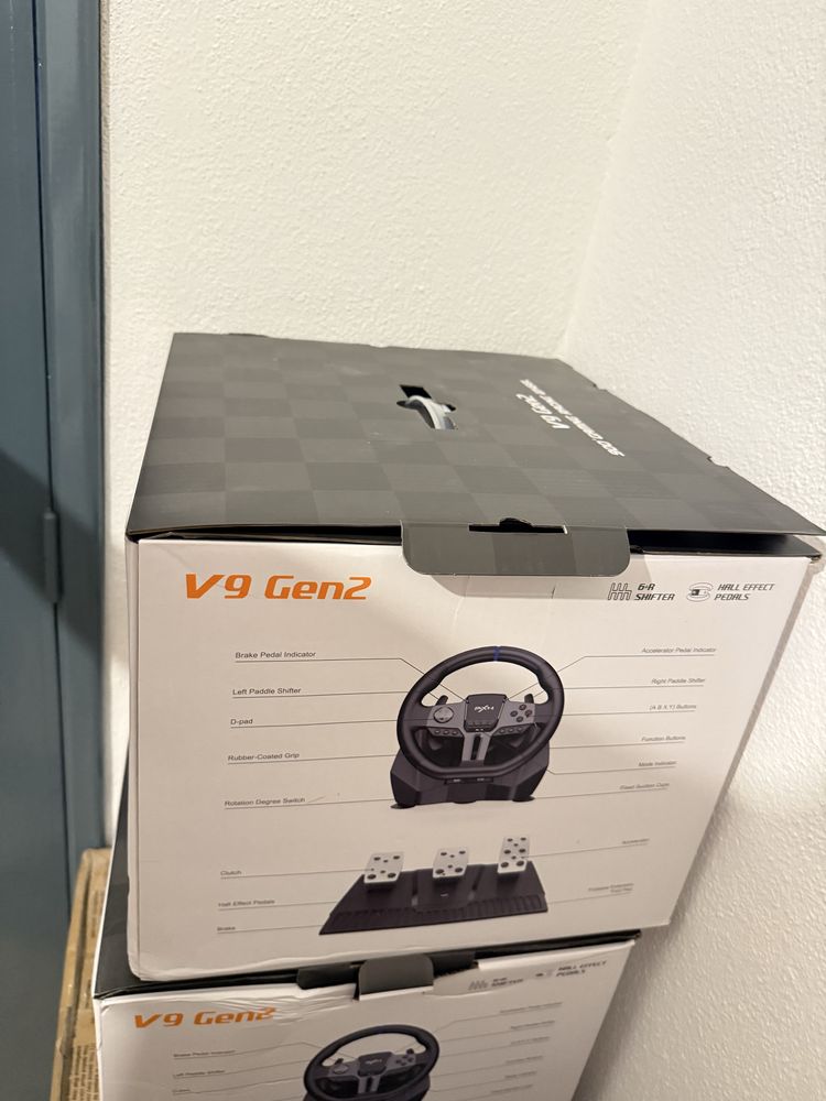 Volante Gaming Pxn v9 Gen 2 “Nunca foi usado”