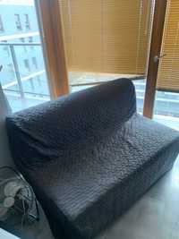 Sofa rozkładana Ikea LYCKSELE LÖVÅS kanapa 2-osobowa z pokrowcem