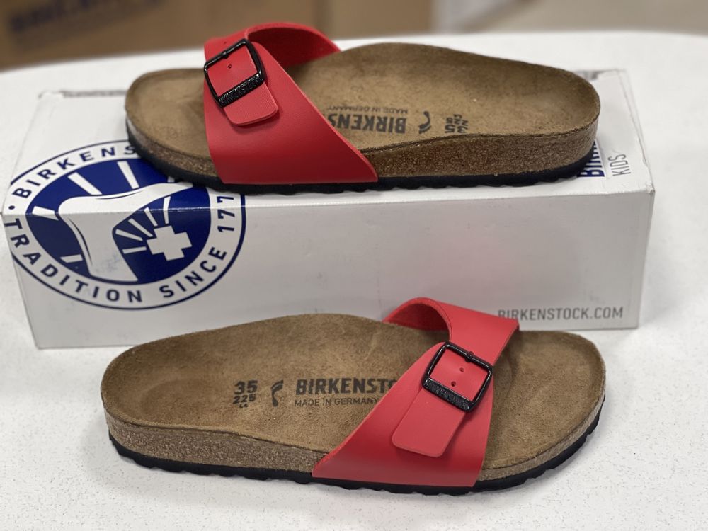 Остання пара!Birkenstock Madrid Ортопедичні шльопки 35р