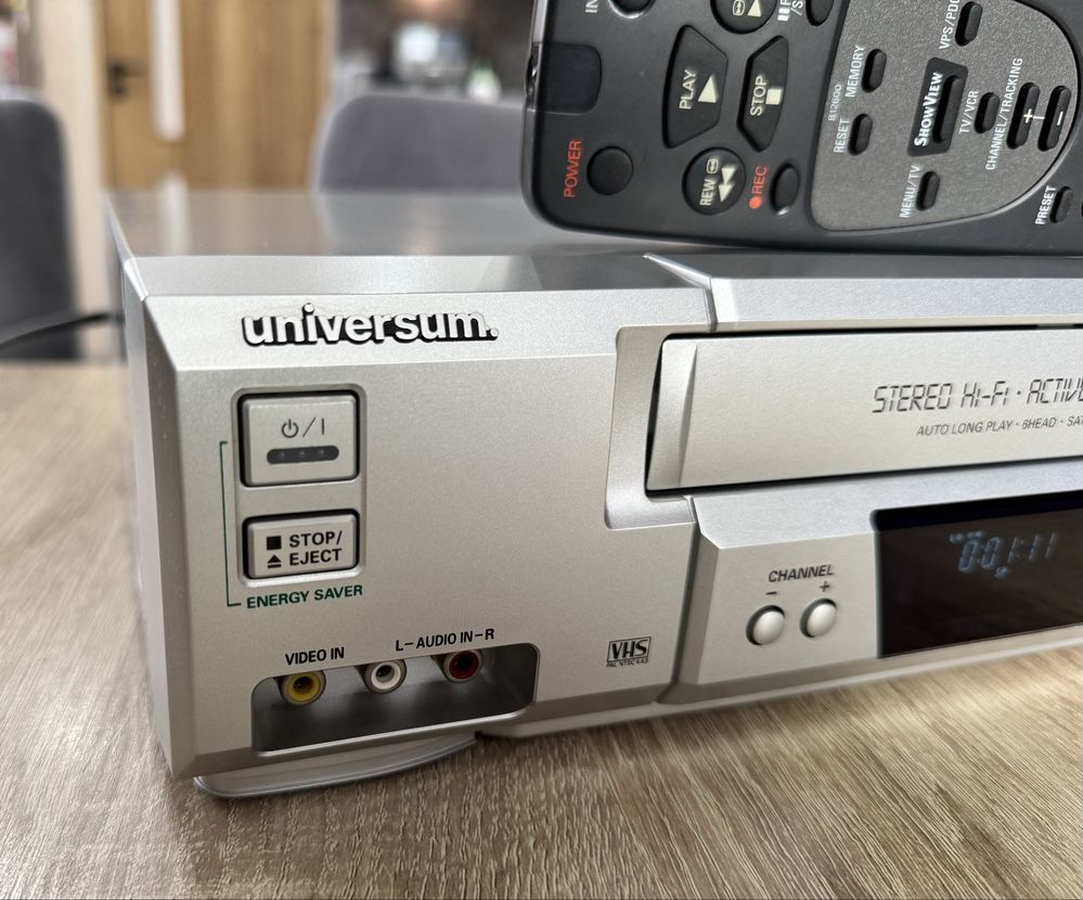 Universum VR2715A #Magnetowid VHS #6 HD #Hi-Fi Stereo #DAT #Pilot