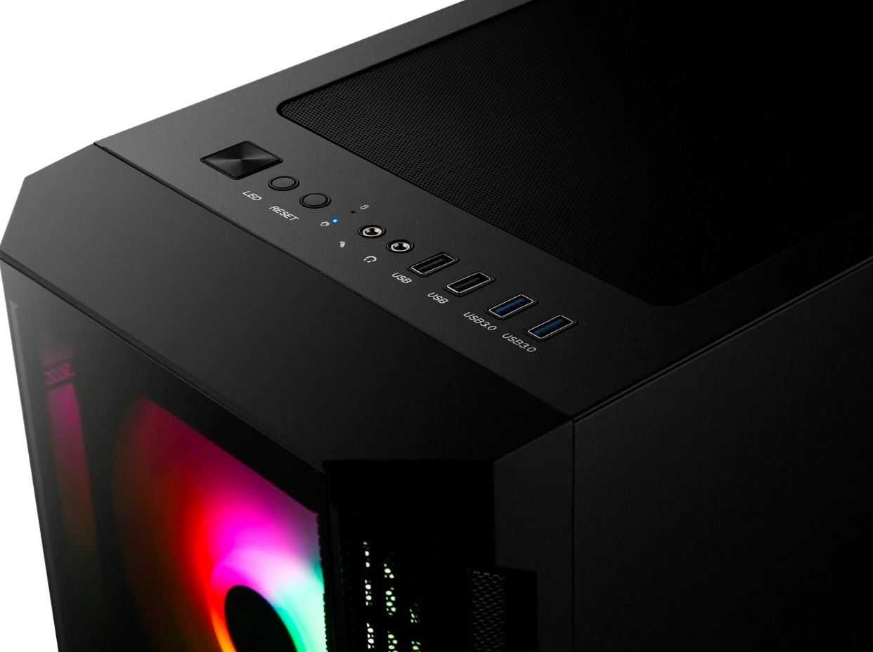 Nowy Gaming PC RTX 3060 Ryzen 5 16 GB RAM SSD 1TB Wodne chłodzenie