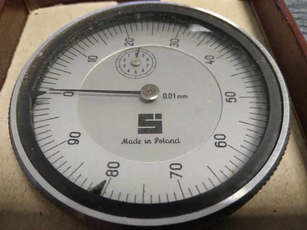 Czujnik zębaty zegarowy Dial Gauge Poland Prl