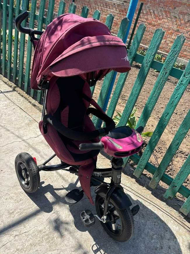 Детский велосипед с родительской ручкой TILLY Impulse T-386