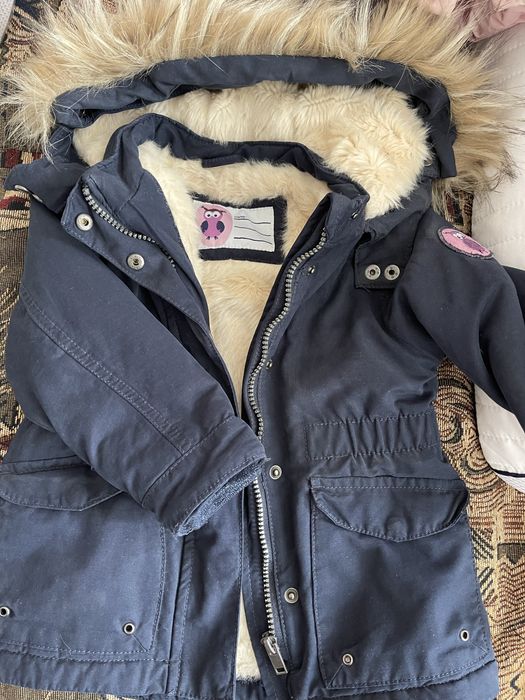 Продам дитячу зимову парку на дівчинку 86/92 см