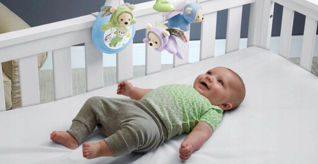 Fisher-price karuzela  z misiami nad łóżeczko dla dzieci niemowląt 3w1