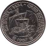 Gil Eanes - Cabo Bojador - - - 100$00 - 1987 - - - - - Moeda