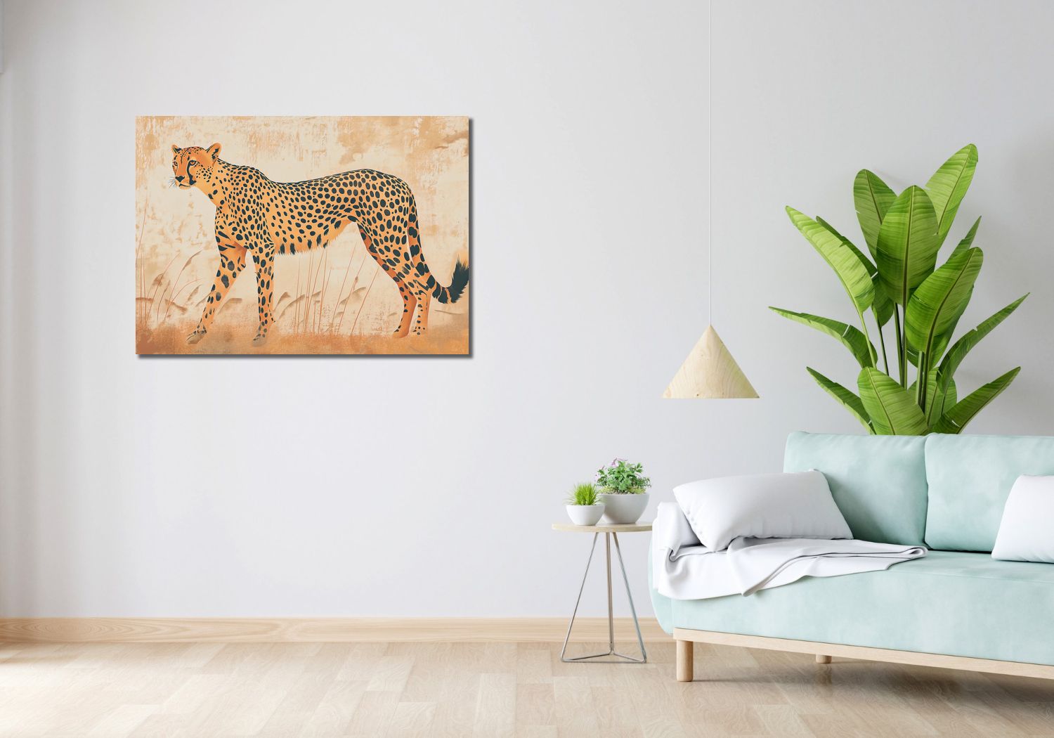 Obraz 100x70cm Gepard w Ruchu